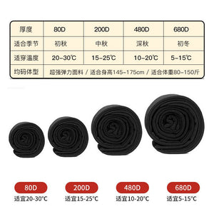 Pressure + Women's Bareleg Artifact Skinny Pantyhose Leggings Women's Spring and Autumn Naked Flesh Pantyhose Black Pantyhose - Negative Apparel