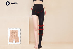 Pressure + Women's Bareleg Artifact Skinny Pantyhose Leggings Women's Spring and Autumn Naked Flesh Pantyhose Black Pantyhose - Negative Apparel