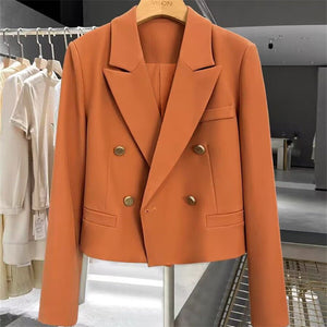 Retro Small Stylish Blazer for Women - Negative Apparel