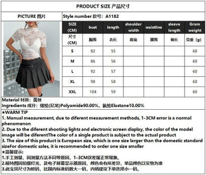 Semi - turtleneck lace fungus edge thin women's niche sexy slim top - Negative Apparel
