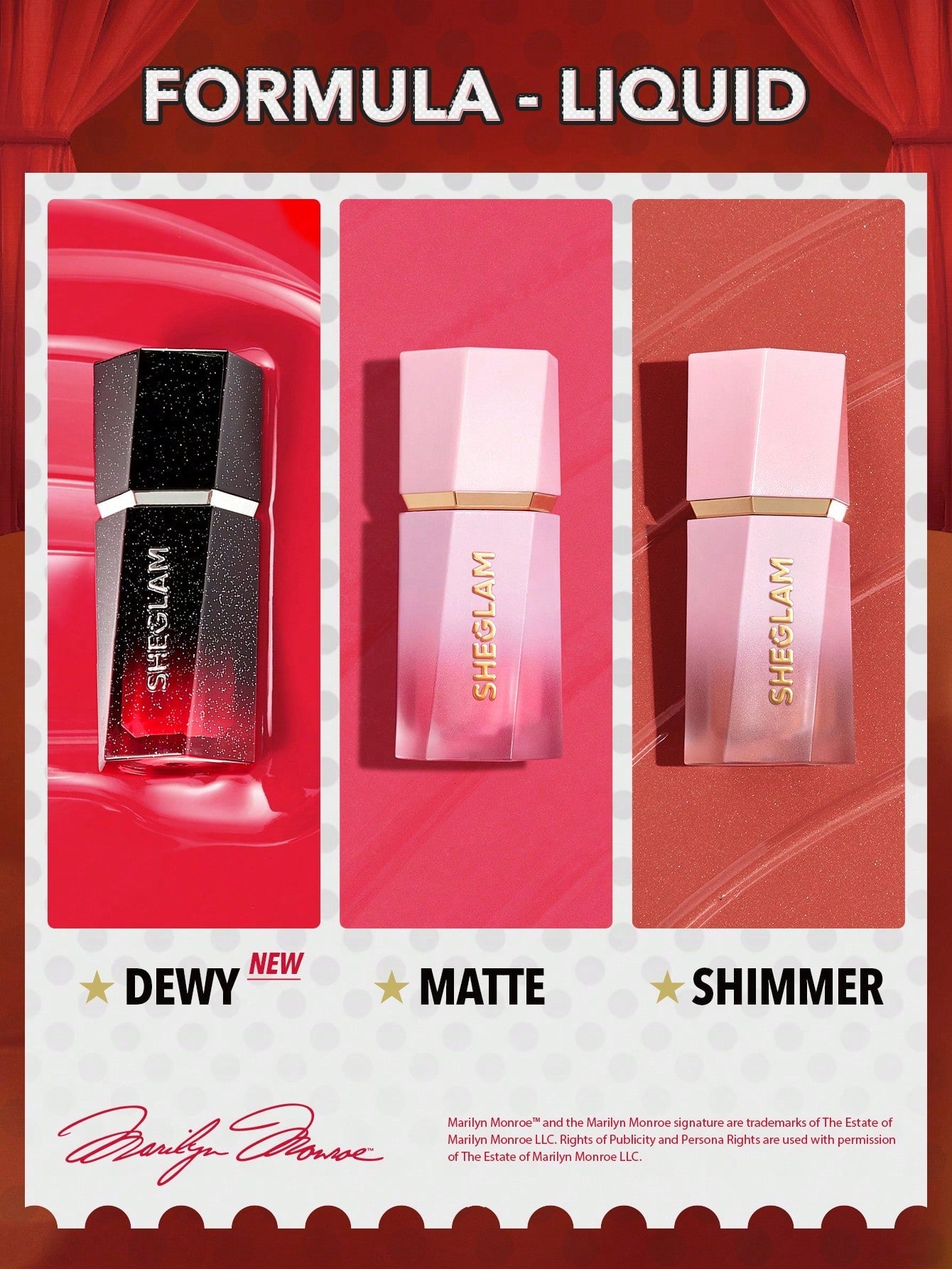 SHEGLAM Color Bloom Dewy Liquid Blush-Hollywood Liquid Blush Liquid Waterproof Long Lasting High Pigment Non-Fading Natural Lasting Glow Lightweight Face Makeup - Negative Apparel