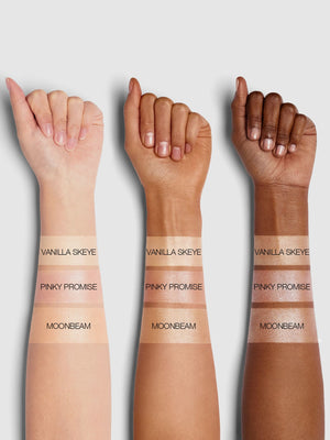 SHEGLAM Cosmic Crystal Mousse Highlighter - Highlighter Powder Shimmer Long Wear Brightening Non-Caking Pink Glow Highlighter - Negative Apparel