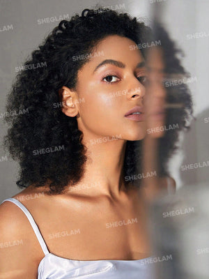 SHEGLAM Cosmic Crystal Mousse Highlighter - Powder Highlighter Shimmer Long Wear Brightening Non-Caking Glow Highlighter Black Friday Winter Gifts Highlighter - Negative Apparel