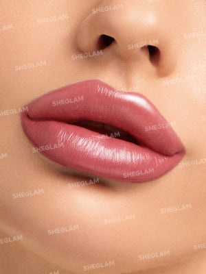 SHEGLAM Creme Allure Lipstick - Nude 8 Colors Moisturizing Lipstick Lip Glow Nourishing Essence Hydrating Lip Care - Negative Apparel