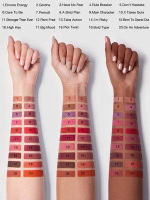 SHEGLAM Dynamatte Boom Long Lasting Matte Lipstick Orange Shades - Negative Apparel
