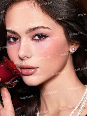 SHEGLAM Ember Rose Eternal Flame Cream, Blush-Cream-To-Powder Blush Palette Highly Pigmented Non-Fading Long Lasting Natural Easy To Use Blush Box - Negative Apparel