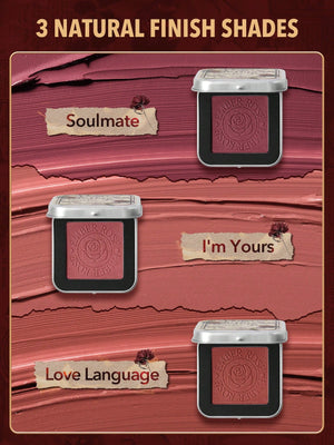 SHEGLAM Ember Rose Eternal Flame Cream, Blush-Cream-To-Powder Blush Palette Highly Pigmented Non-Fading Long Lasting Natural Easy To Use Blush Box - Negative Apparel