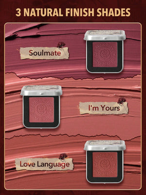 SHEGLAM Ember Rose Eternal Flame Cream, Blush-Cream-To-Powder Blush Palette Highly Pigmented Non-Fading Long Lasting Natural Easy To Use Blush Box - Negative Apparel