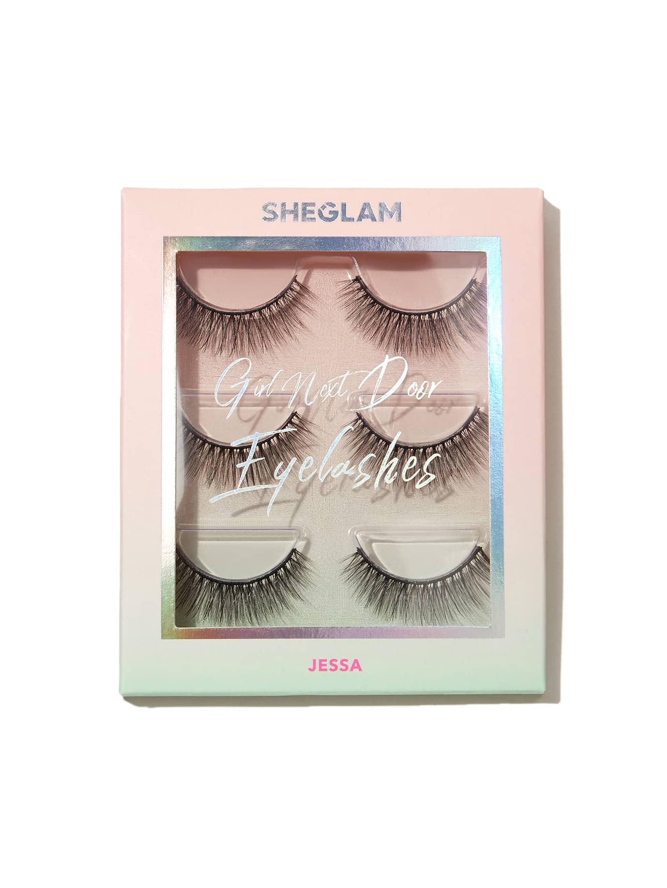 SHEGLAM Girl Next Door Natural False Eyelashes-Sasha 3 Pairs Extra Long Natural Lightweight Comfortable Tapered Fuller Longer Thicker False Eyelashes DIY Eyelash Extension Fake Eyelashes Y2K Party Eyelashes - Negative Apparel
