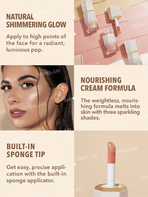 SHEGLAM Glow Bloom Liquid Highlighter - Negative Apparel
