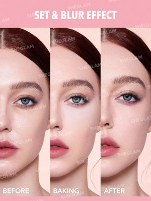 SHEGLAM Insta-Ready Face & Under Eye Setting Powder Duo-Bubblegum 2 In 1 - Negative Apparel
