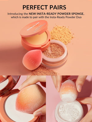 SHEGLAM Insta-Ready Face & Under Eye Setting Powder Duo - Transculent - Negative Apparel