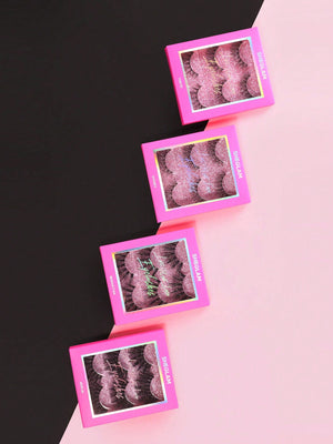 SHEGLAM Late Night Lover Full Volume False Eyelashes-Sydney 3 Pairs Lightweight Comfortable Tapered Natural Fuller Longer Thicker Fake False Eyelashes DIY Eyelash Extension Fake Eyelashes Black Friday Party False Eyelashes - Negative Apparel