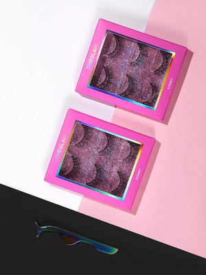 SHEGLAM Late Night Lover Full Volume False Eyelashes-Sydney 3 Pairs Lightweight Comfortable Tapered Natural Fuller Longer Thicker Fake False Eyelashes DIY Eyelash Extension Fake Eyelashes Black Friday Party False Eyelashes - Negative Apparel