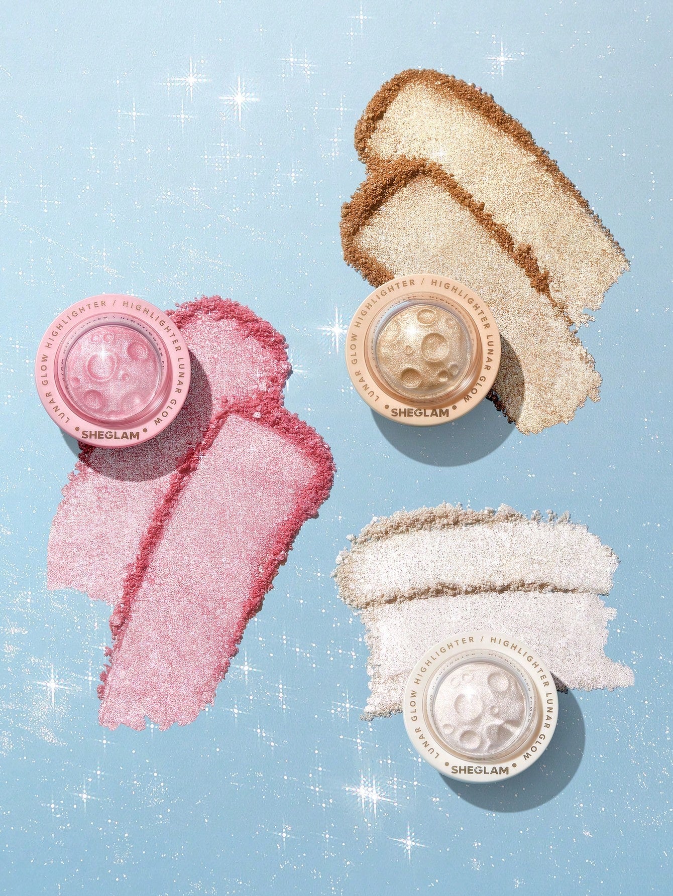 SHEGLAM Lunar Glow Highlighter-Heart Galaxy - Negative Apparel
