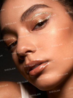 SHEGLAM Party Glitter Liner-Disco Ball Liquid Eyeshadow Gel Silver High Shine Long Lasting Highly Pigmented Long Wear Liquid Liner - Negative Apparel