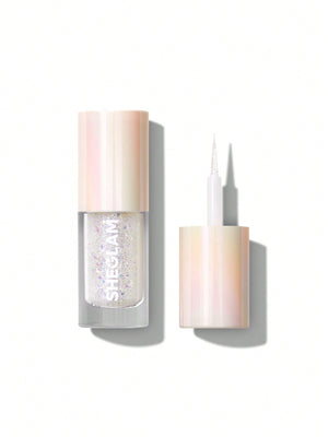 SHEGLAM Party Glitter Liner-Disco Ball Liquid Eyeshadow Gel Silver High Shine Long Lasting Highly Pigmented Long Wear Liquid Liner - Negative Apparel