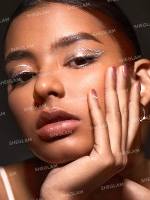 SHEGLAM Party Glitter Liner-Disco Ball Liquid Eyeshadow Gel Silver High Shine Long Lasting Highly Pigmented Long Wear Liquid Liner - Negative Apparel