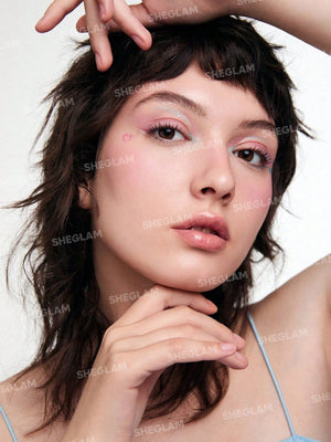 SHEGLAM Power Bouquet Lip Gloss -Power Petals Shiny Tinted Moisturizing Lip Gloss Plumping Non-Sticky Lip Oil Repairing Cherry Blossom Extract Lip Care - Negative Apparel