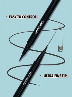 SHEGLAM Pro Precision Waterproof Liquid Eyeliner - Negative Apparel