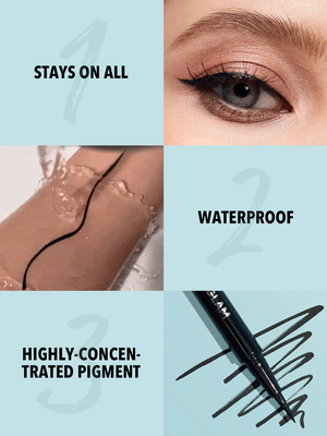 SHEGLAM Pro Precision Waterproof Liquid Eyeliner - Negative Apparel