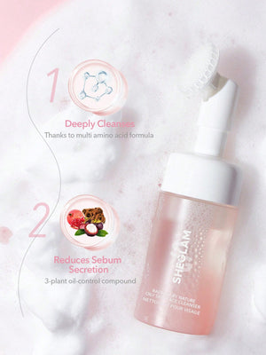 SHEGLAM Radiant By Nature Oily Skin Face Cleanser 100ml Hydrating Gentle Daily Facial Wash Liquid To Foam - Negative Apparel