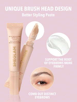 SHEGLAM Set Me Up Brow Hold-Crystal Clear Waterproof Eyebrow Gel - Negative Apparel