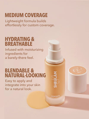 SHEGLAM Skinfinite Hydrating Foundation-Shell - Negative Apparel