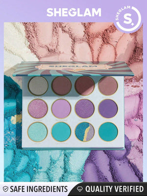 SHEGLAM Smart Cookie Palette 12-Clolor Shimmer Matte Eyeshadow Palette Warm Brown Smoky Eyes Long Lasting Ultra Pigmented Soft Smooth Blendable Eyeshadow - Negative Apparel