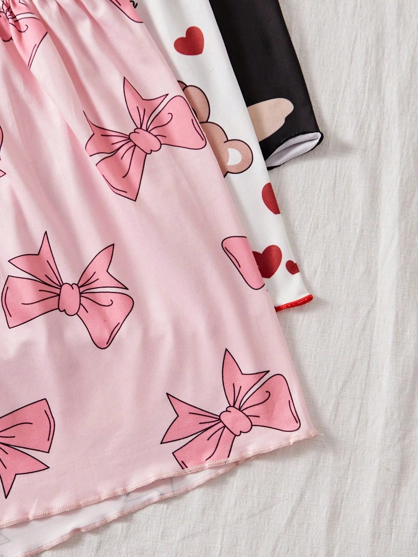 SHEIN 3pcs Plus Size Printed Camisole & Shorts Pajama Set - Negative Apparel