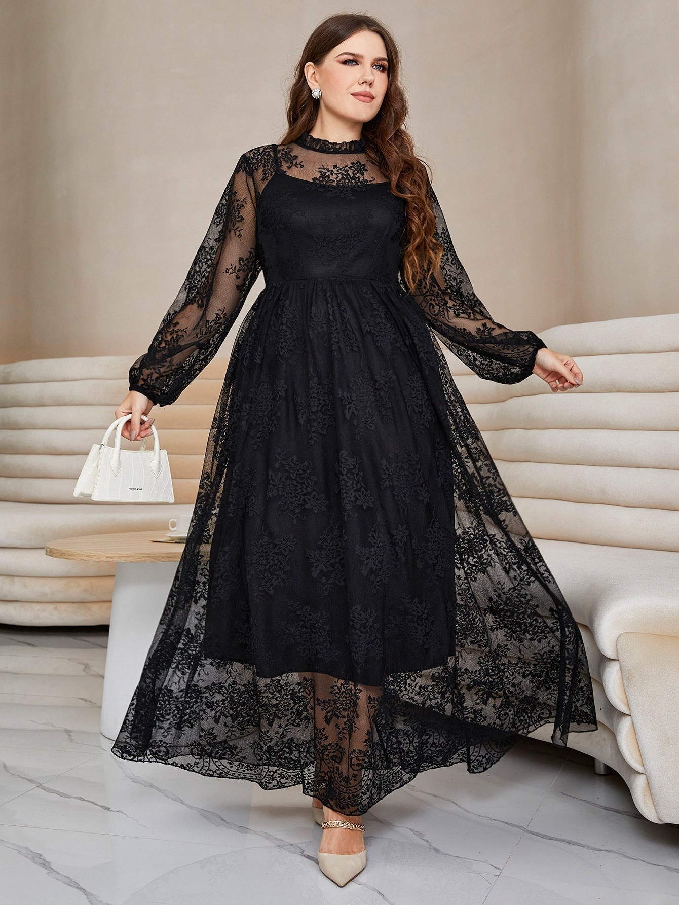 knee length dresses for ladies SHEIN Black Bandeau Off Shoulder Split Solid Dress Party Sexy Plain Slim  Maxi Dresses Women Autumn Modern Lady Elegant Dress