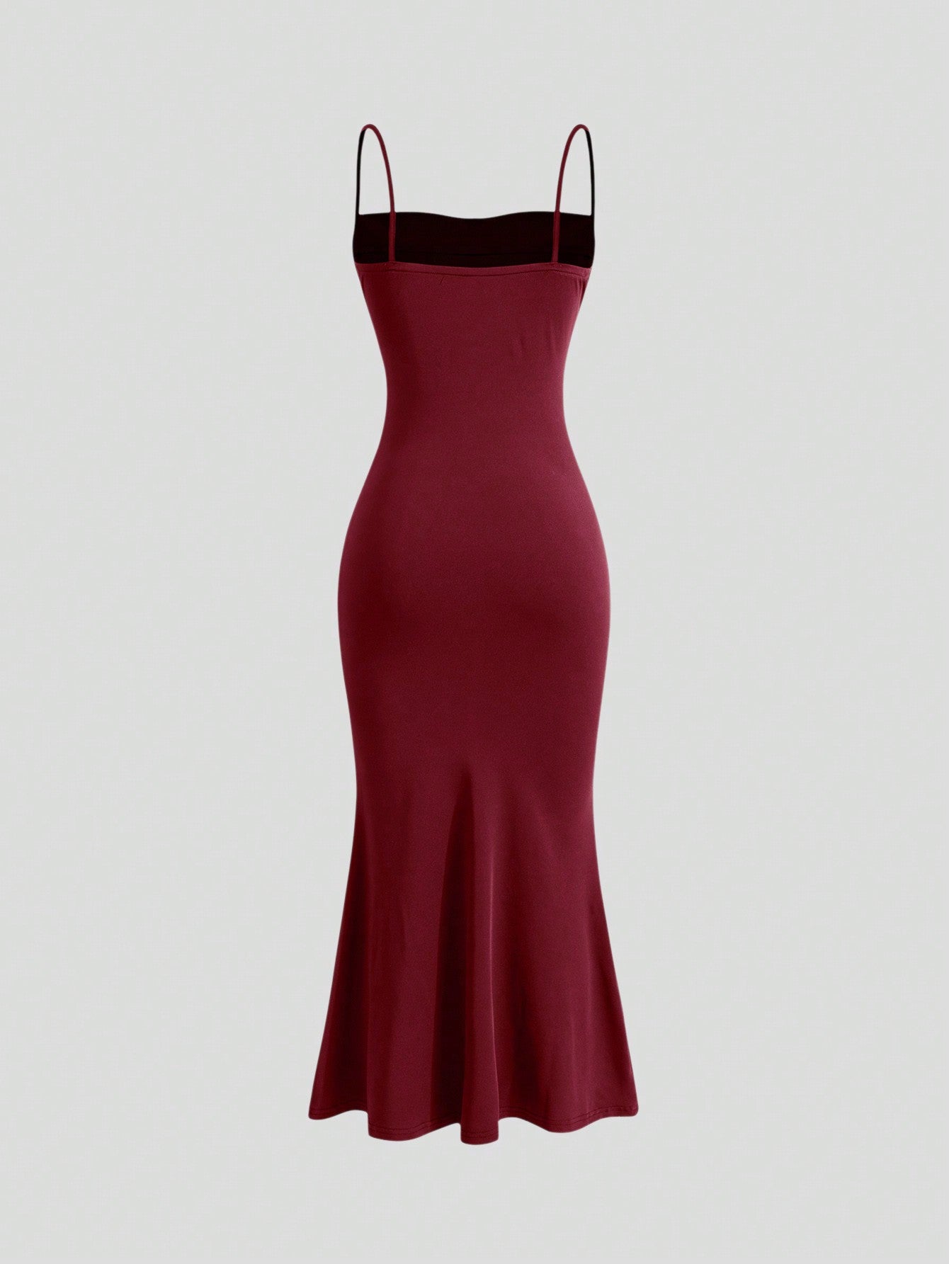 SHEIN Solid Ruched Cami Dress - Negative Apparel