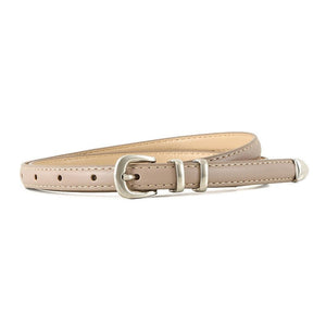 Simple Buckle Thin Women Belt - Negative Apparel