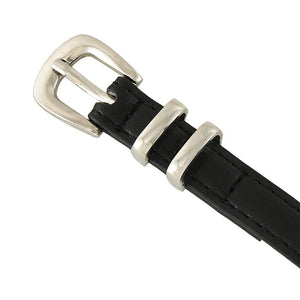 Simple Buckle Thin Women Belt - Negative Apparel
