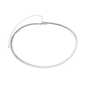 Simple double - layer snake bone chain women's body chain - Negative Apparel