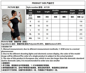 Sleeveless diagonal neck split pleated tight dress - Negative Apparel