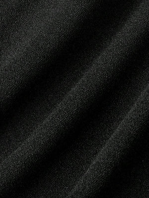 Sleeveless Midi Dress With Tie Neck Black Bow Dress FD - Negative Apparel