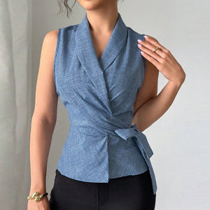 Slim strap shirt cardigan women's top - Negative Apparel