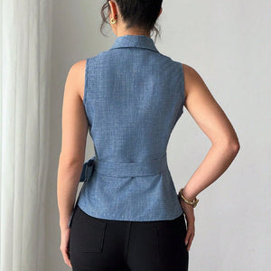 Slim strap shirt cardigan women's top - Negative Apparel