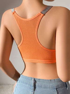 Small vest underwear short style navel - baring bra - Negative Apparel
