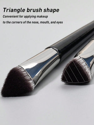 Soft Makeup Brush, Black Triangle Foundation Brush, Concealer Brush, Detail Brush, BB Cream Brush, Isolation Brush, Cover Dark Circles, Eye Bags, Acne Marks, Freckles, Portable Makeup Brush - Negative Apparel