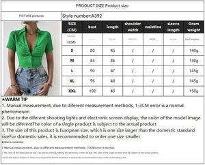 Solid color fashion breathable knitted short shirt short sleeve women's top - Negative Apparel