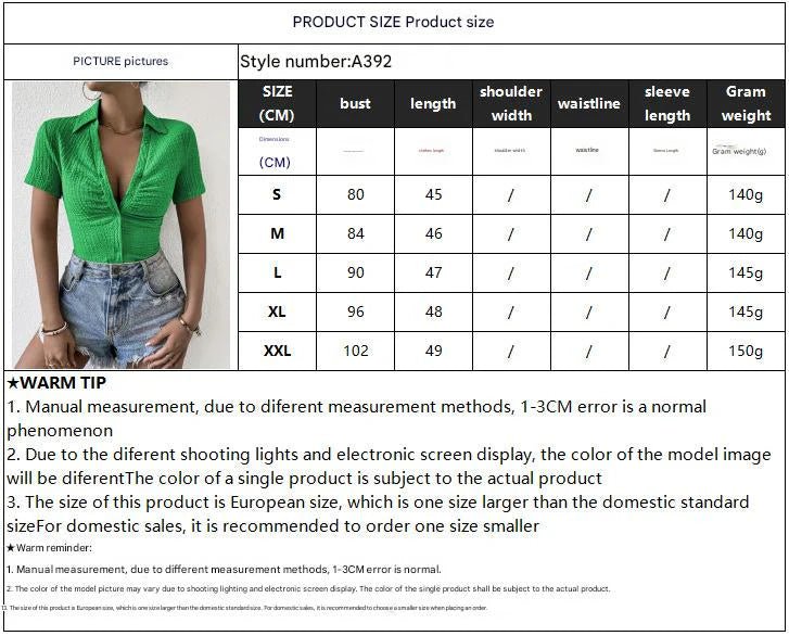 Solid color fashion breathable knitted short shirt short sleeve women's top - Negative Apparel