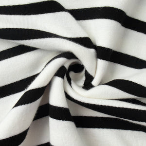 Striped High - Neck Pullover Sweater for Women | Loose Fit Korean Style Knitwear | Thick Viscose Blend Casual Top | Lazy Wind Fashion 2025 - Negative Apparel