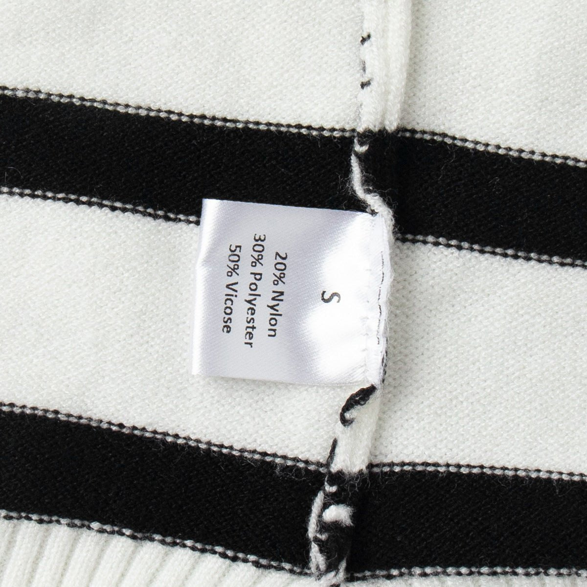 Striped High - Neck Pullover Sweater for Women | Loose Fit Korean Style Knitwear | Thick Viscose Blend Casual Top | Lazy Wind Fashion 2025 - Negative Apparel