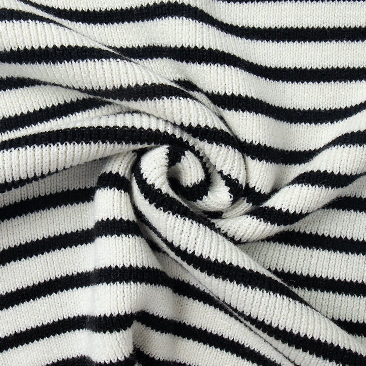 Striped Polo Knit Sweater for Women | Loose Fit Casual Pullover | Acrylic Cotton Blend | Korean Style Top | Summer 2025 Fashion - Negative Apparel