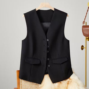 Suit vest Fashionable Trendy Waistcoat for Women - Negative Apparel