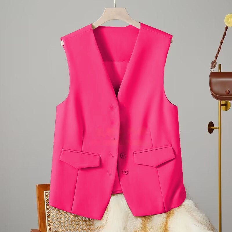 Suit vest Fashionable Trendy Waistcoat for Women - Negative Apparel