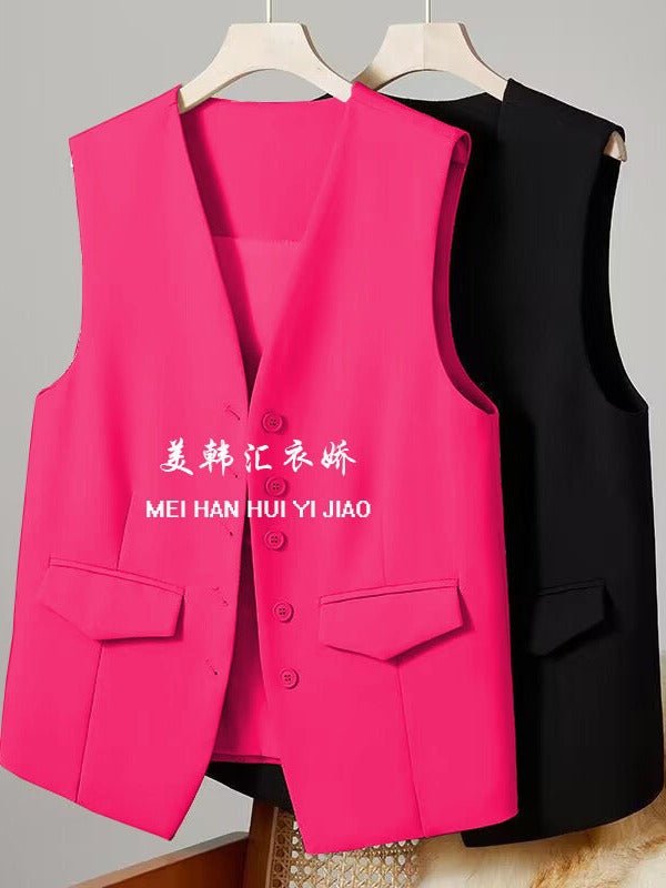 Suit vest Fashionable Trendy Waistcoat for Women - Negative Apparel