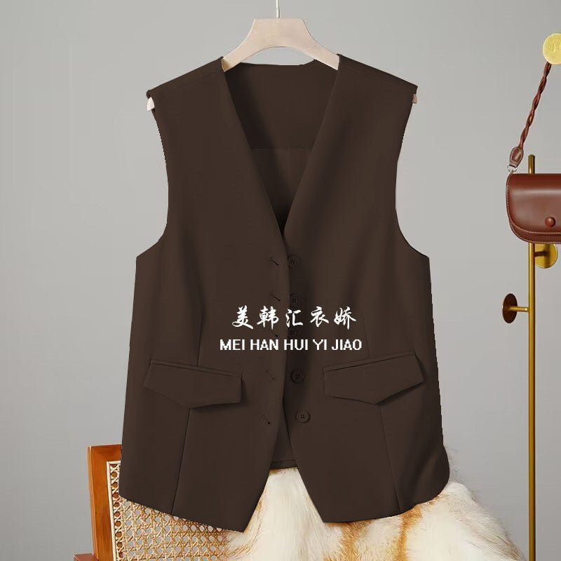 Suit vest Fashionable Trendy Waistcoat for Women - Negative Apparel